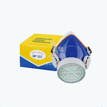 Lead Half Face Safety Approved Gas Respirator Mask with Single Cartridge Respirator HEPA Filter for Chemicals